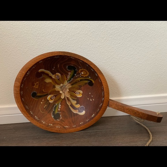 Westin Hand-Painted Wooden Bowl with Handle - Picture 8 of 8